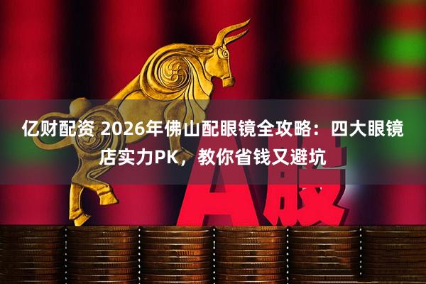 亿财配资 2026年佛山配眼镜全攻略：四大眼镜店实力PK，教你省钱又避坑